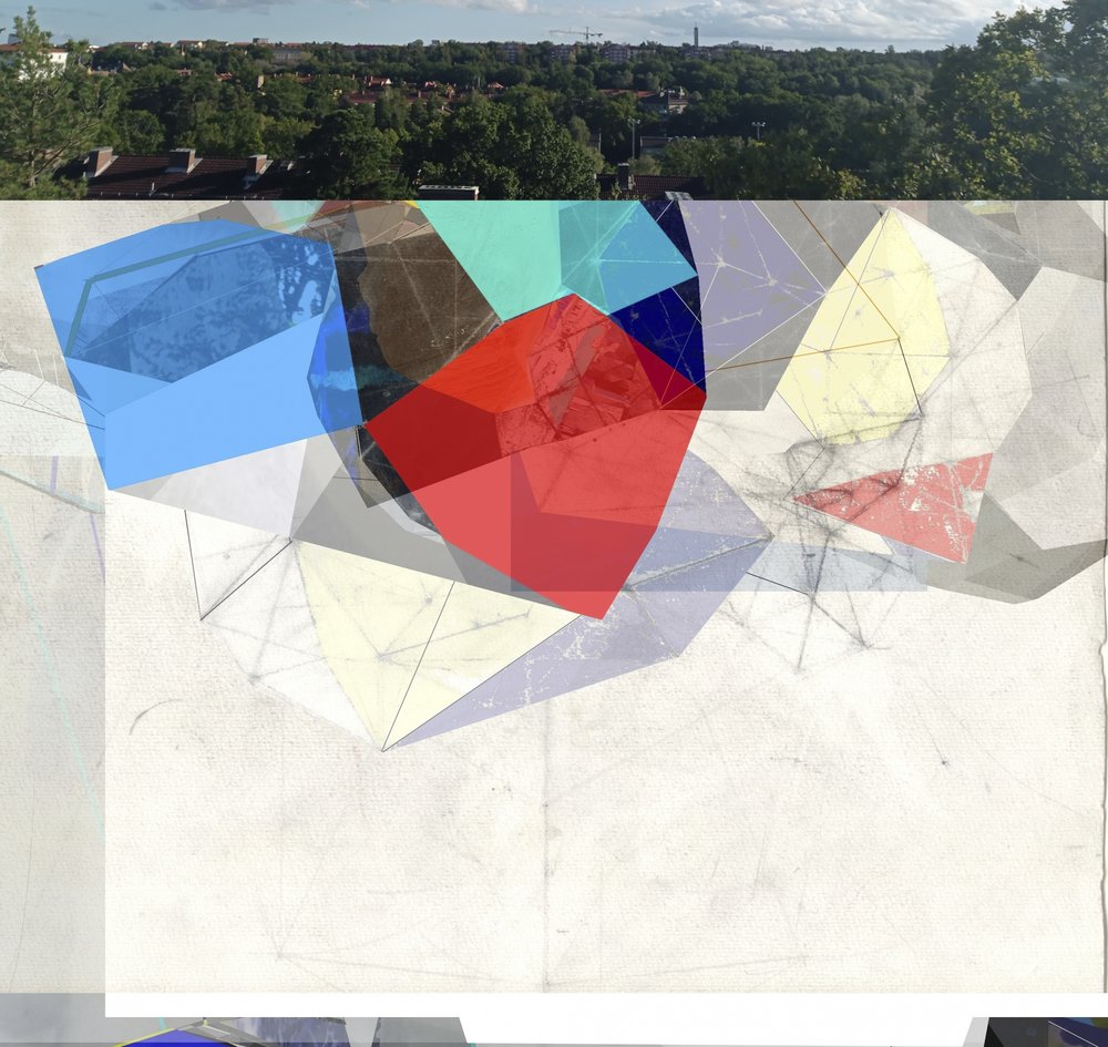 Paesaggio urbano geometrico da Stefan Fransson