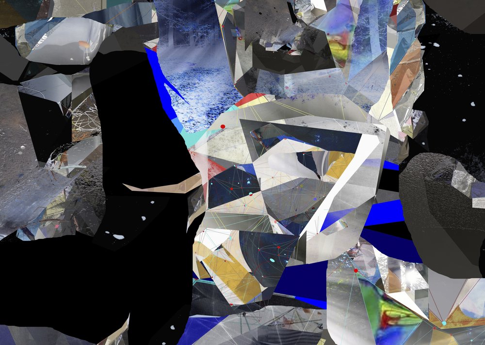 Shattered Blue - Astratto da Stefan Fransson