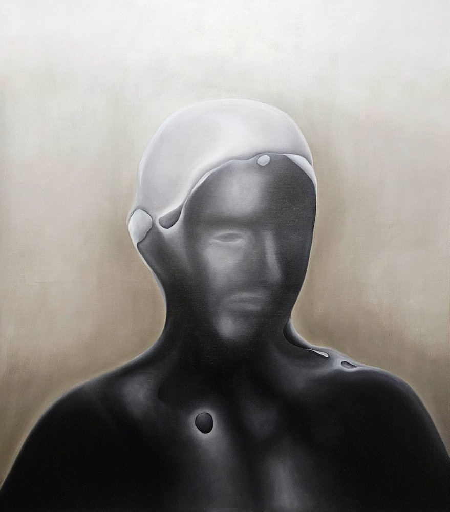 Figura astratta scura da Stefano Mazzolini