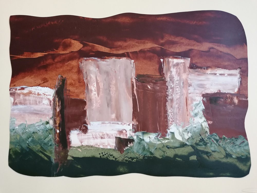 Strutture astratte del deserto da Stefano Mazzolini