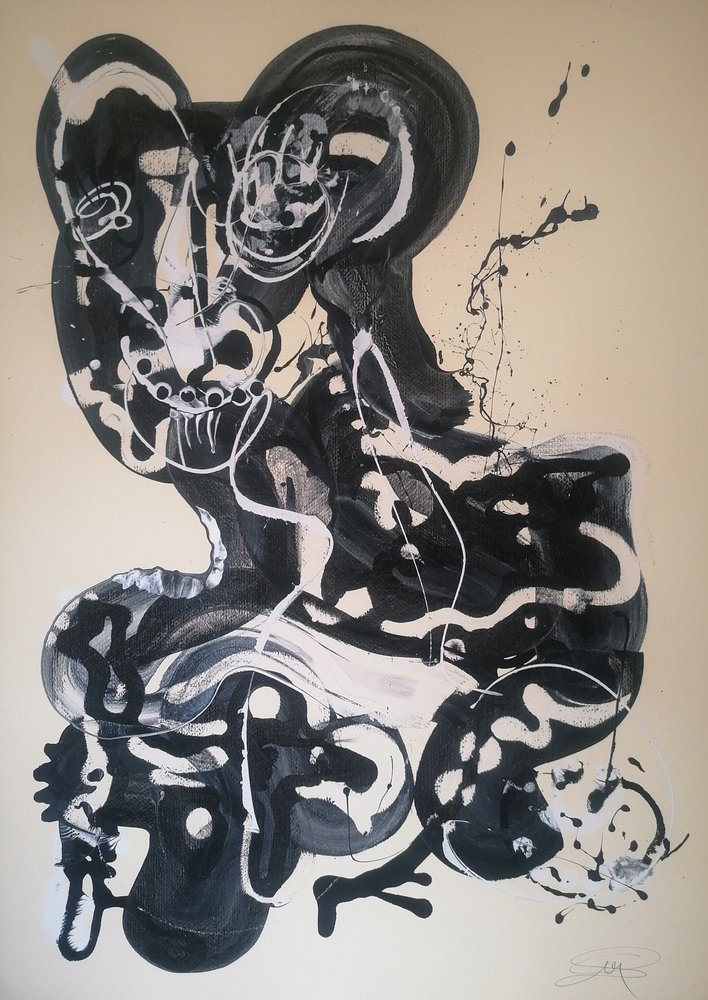 Figura astratta dinamica da Stefano Mazzolini