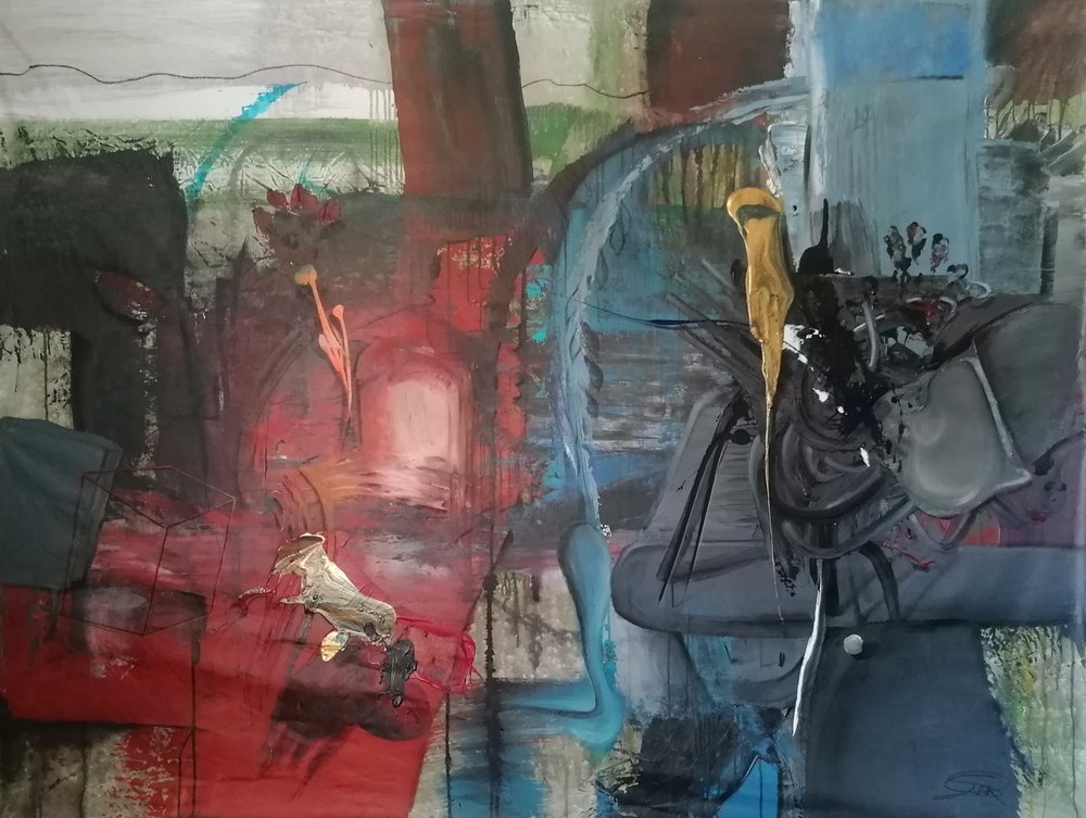 Strati astratti dinamici da Stefano Mazzolini