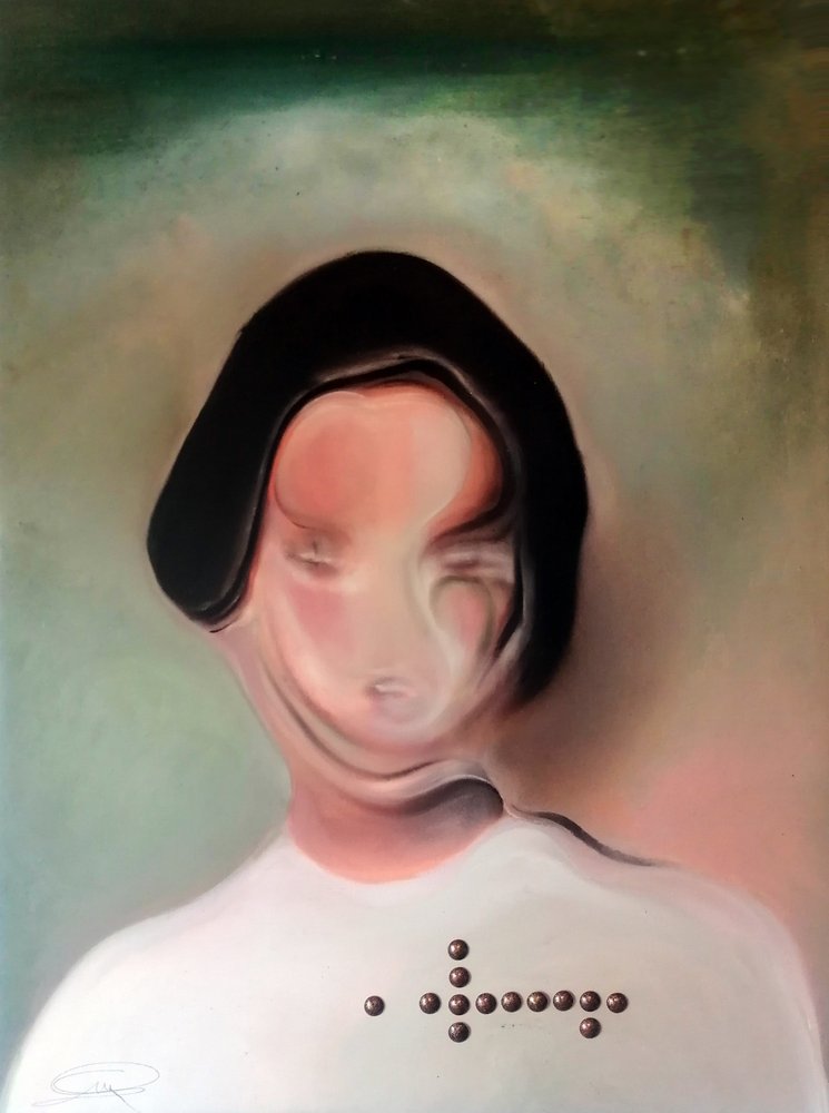 Ritratto distorto malinconico da Stefano Mazzolini