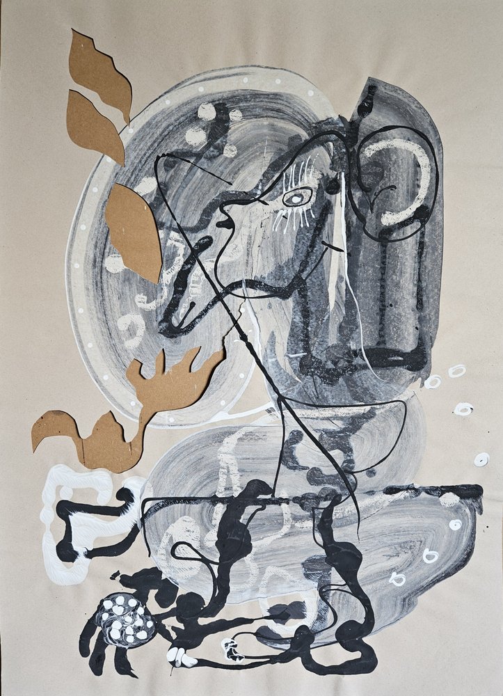 Forma fluida monocromatica da Stefano Mazzolini