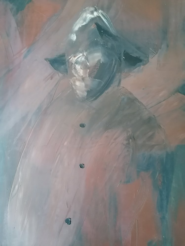 Misteriosa figura incappucciata da Stefano Mazzolini