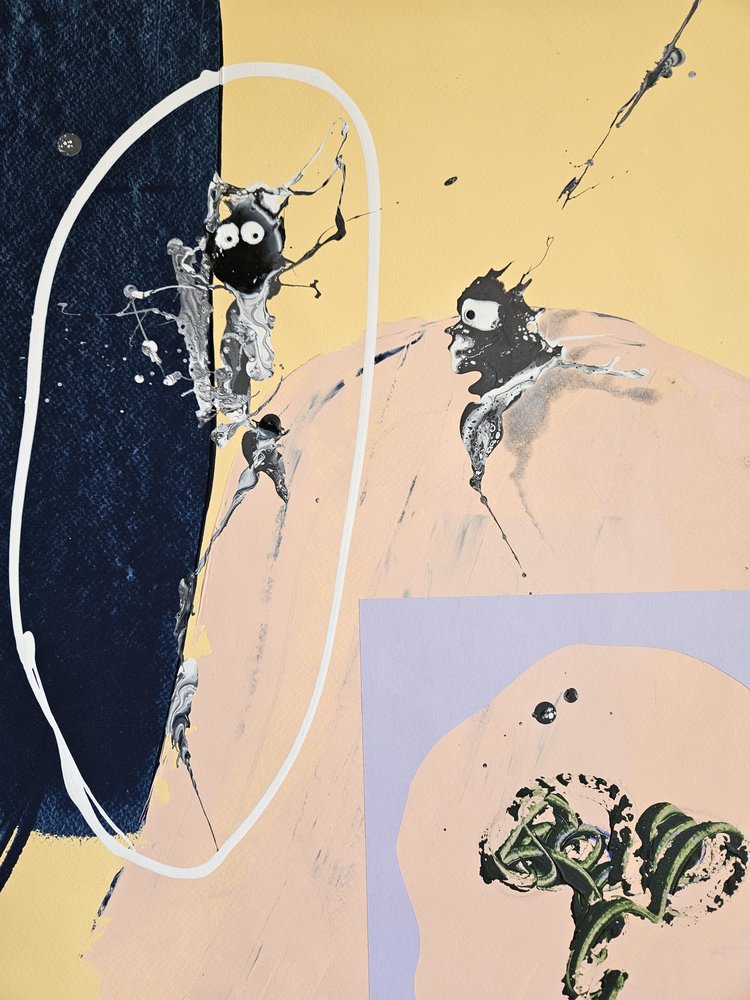 Figure astratte surreali da Stefano Mazzolini
