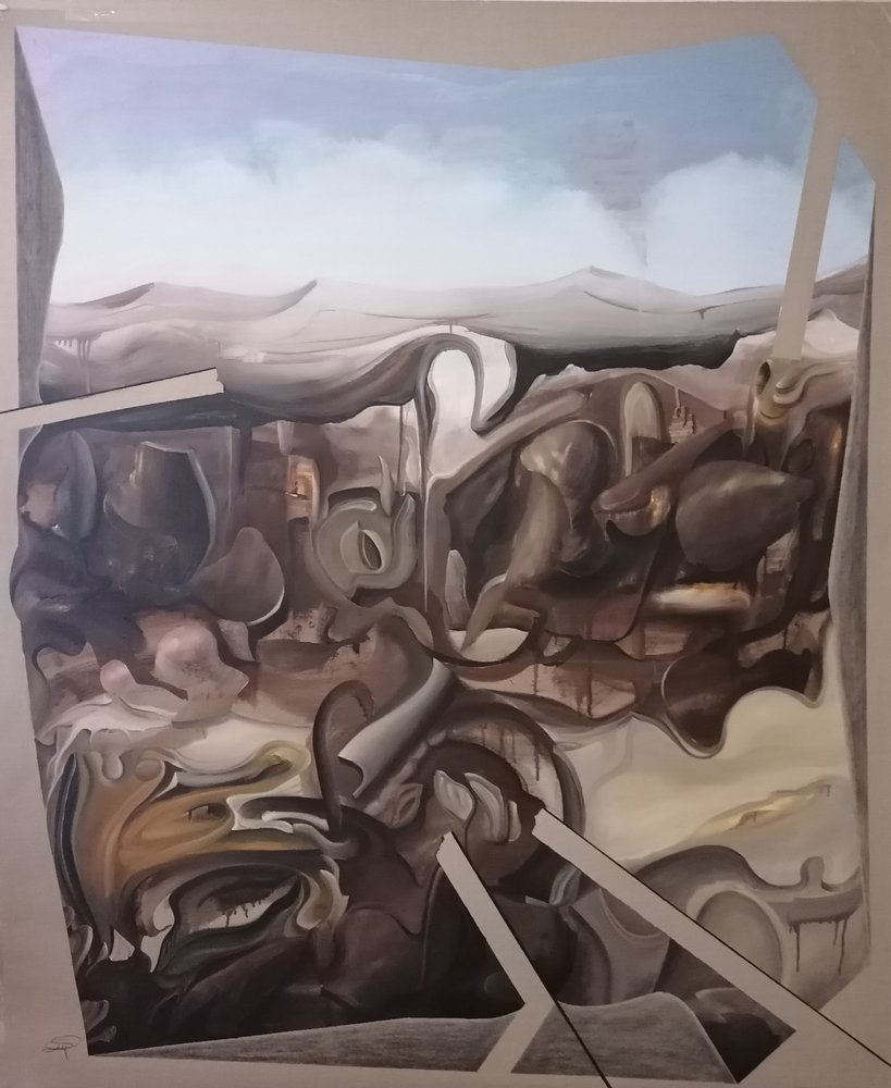 Paesaggio astratto surreale da Stefano Mazzolini