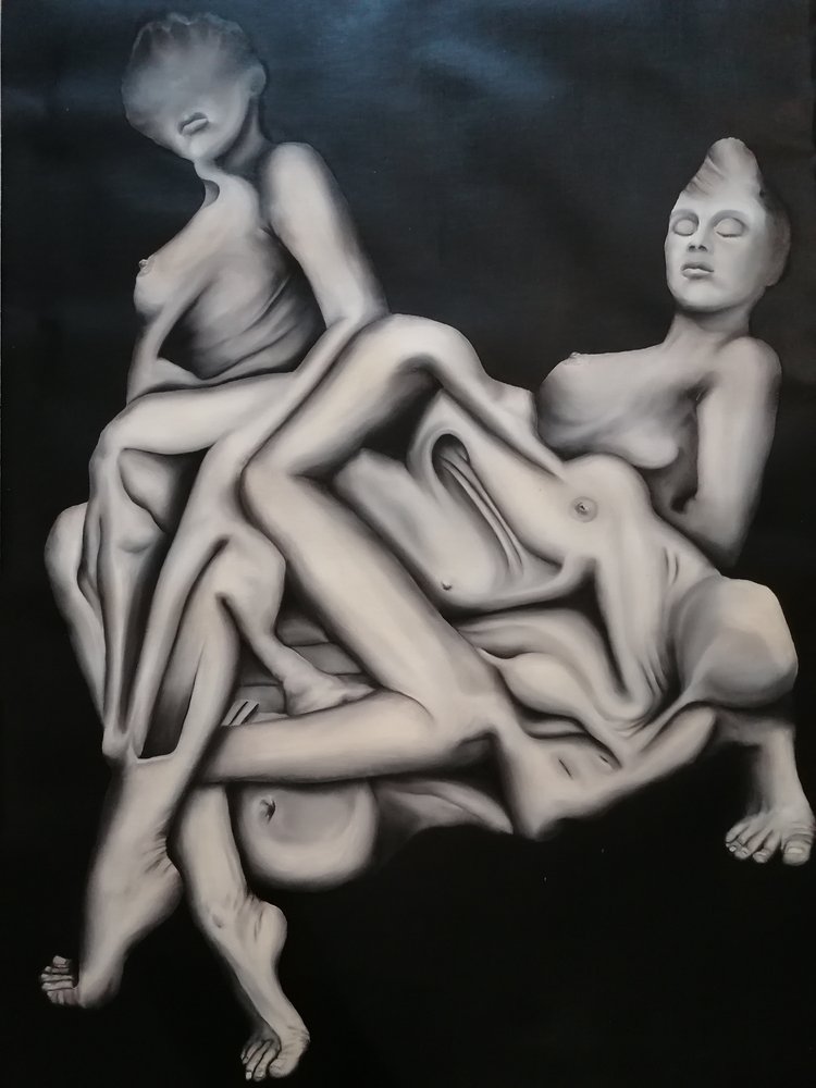 Figure surrealiste intrecciate da Stefano Mazzolini