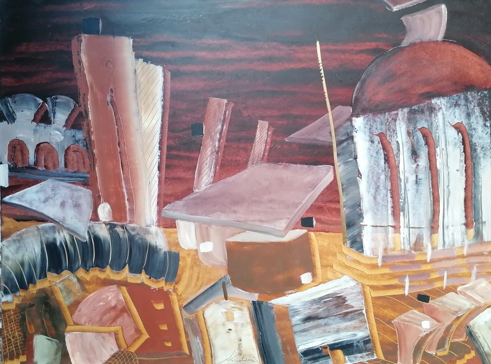 Architettura urbana surreale da Stefano Mazzolini