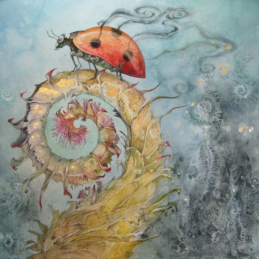 La spirale dorata di Ladybug da Stephanie Law