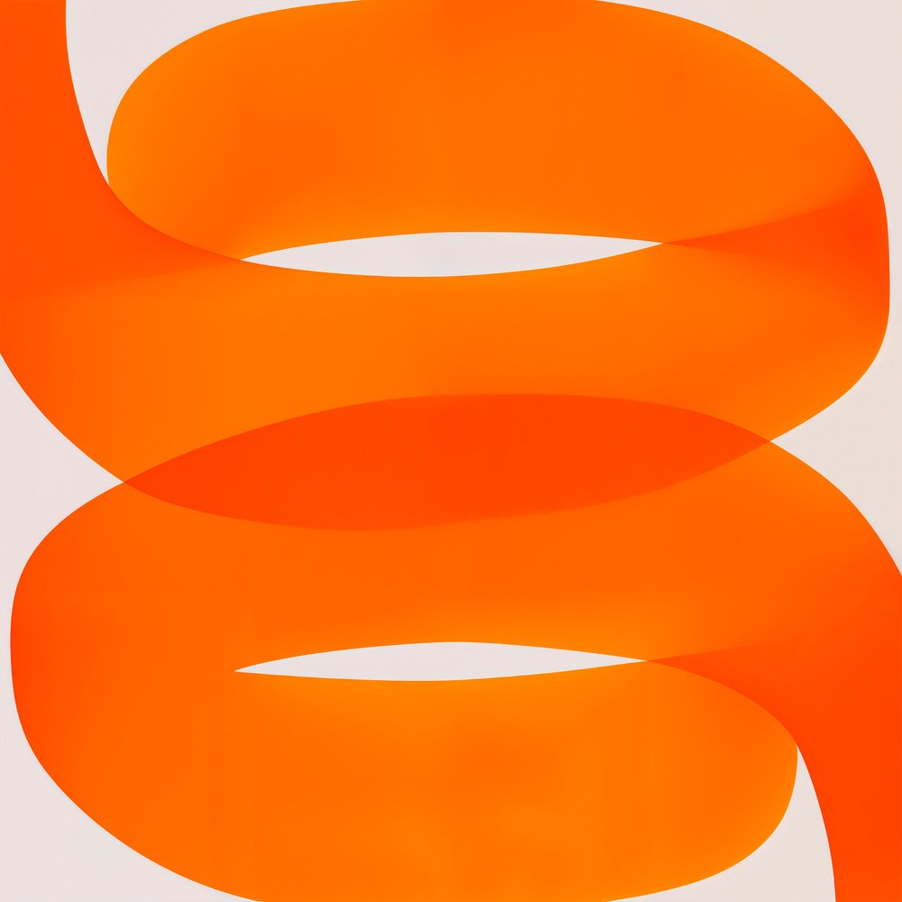 Vortice arancione dinamico da Studio Palette