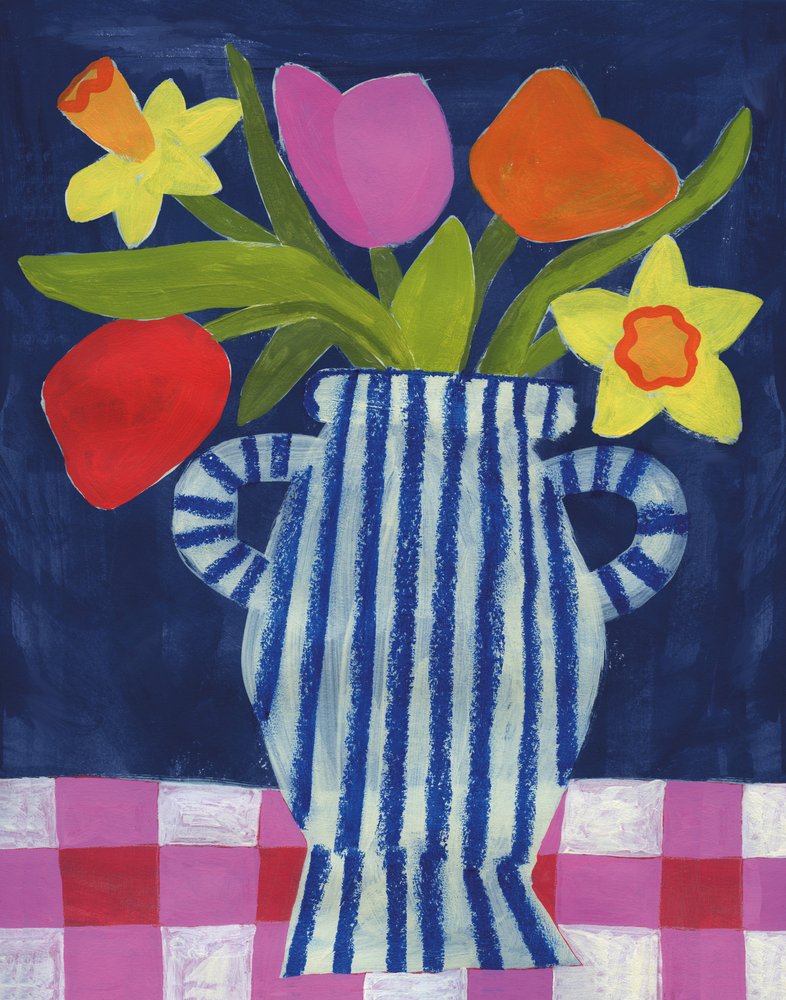Fiori primaverili dai colori vivaci da Susan Black