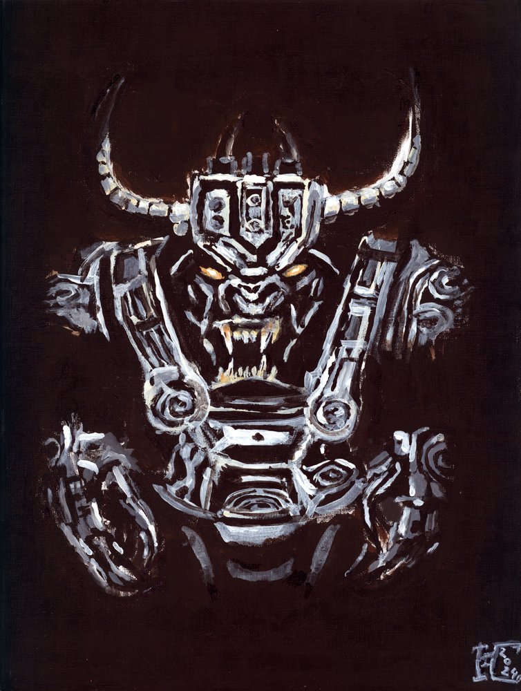 Mostro robot minaccioso da Tim Hoinkis