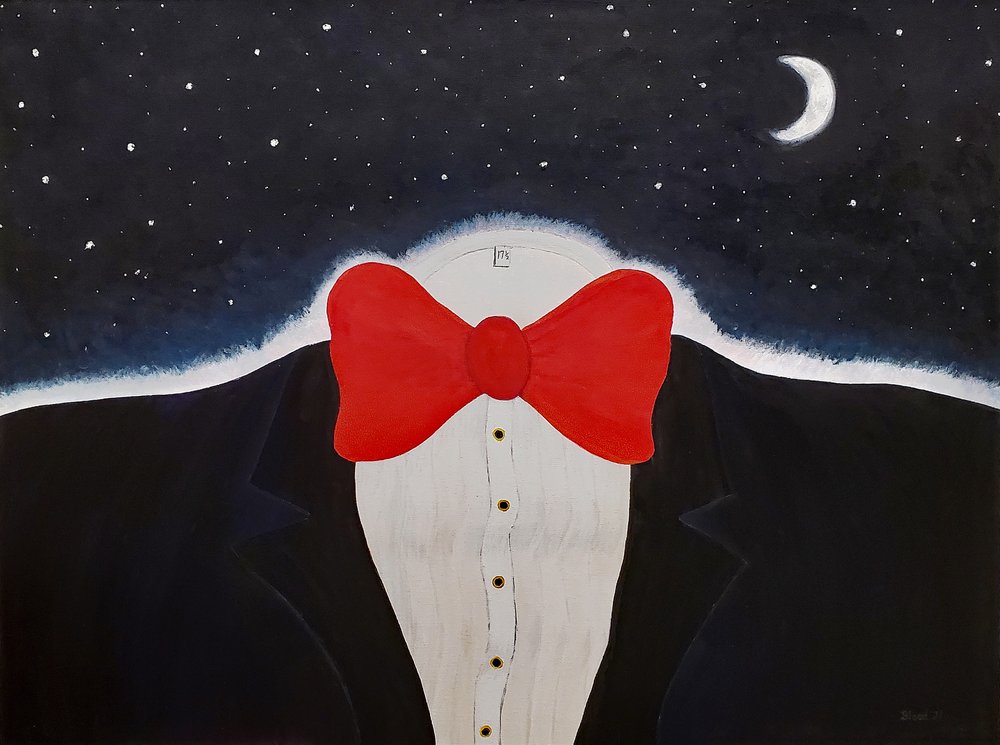 Papillon rosso al chiaro di luna da Tom Blood