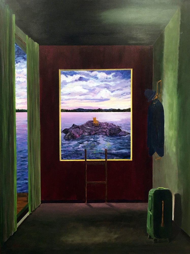 Camera "Surreal" con vista sul lago da Tom Blood