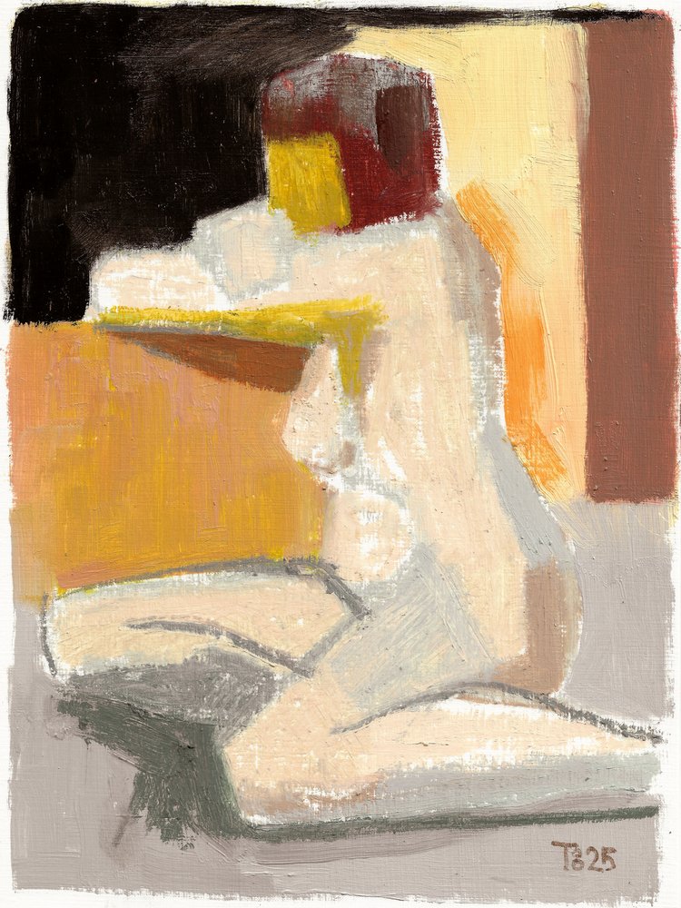 Nudo seduto (abstract) da Tore Bahnson