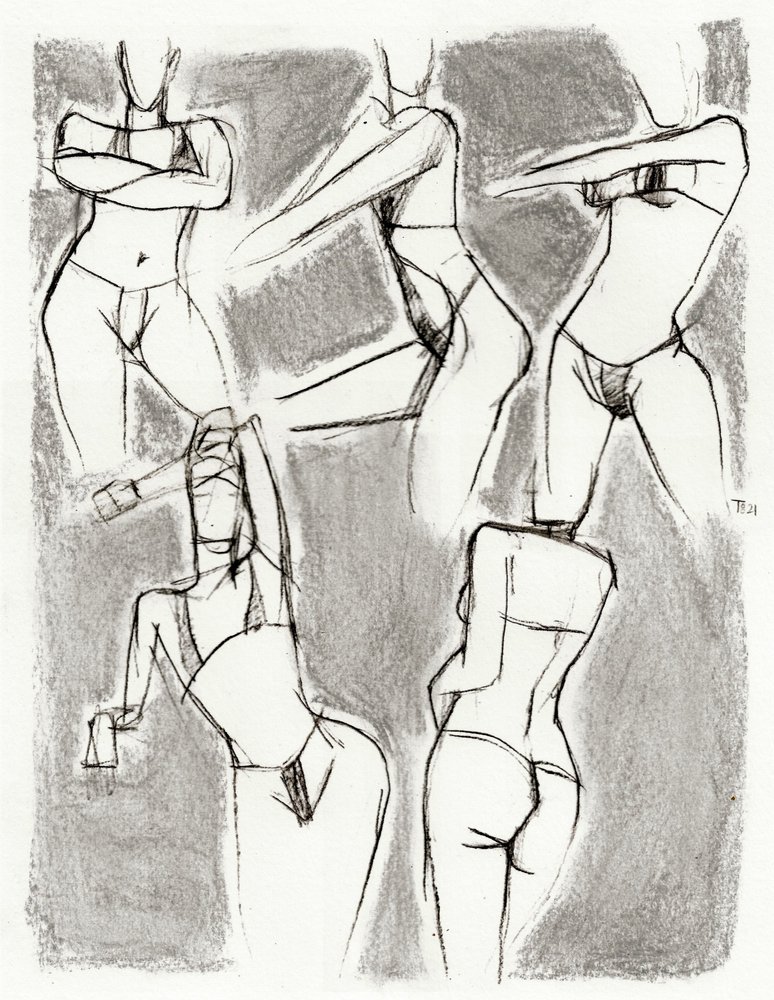 Studi dinamici di figure da Tore Bahnson