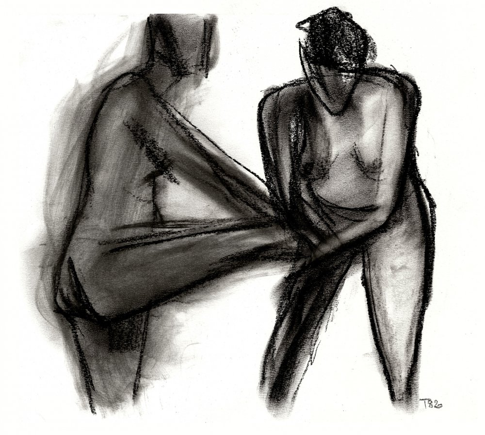 Figure nude espressive da Tore Bahnson