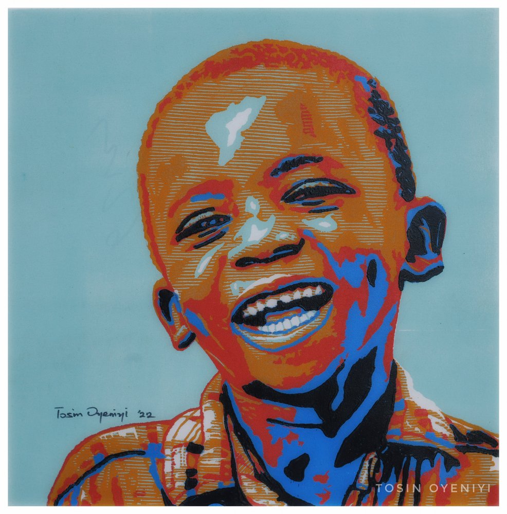 Happy Boy Pop Art da Tosin Oyeniyi