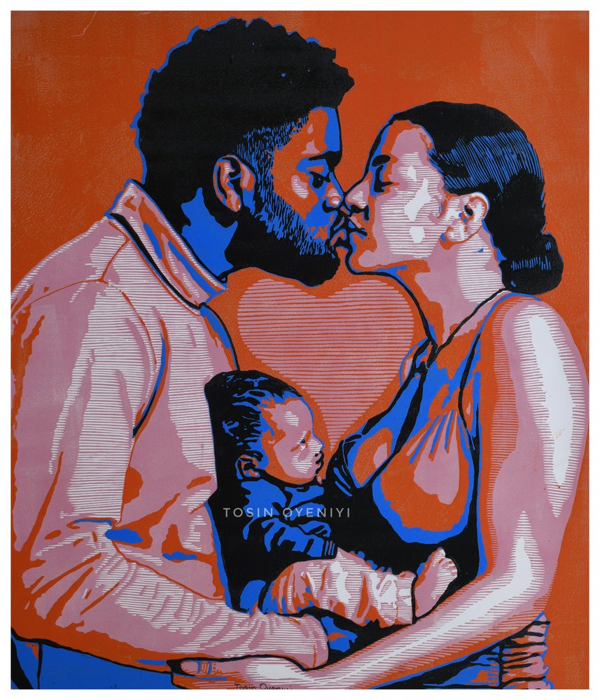 Il bacio in "Modern Family" da Tosin Oyeniyi