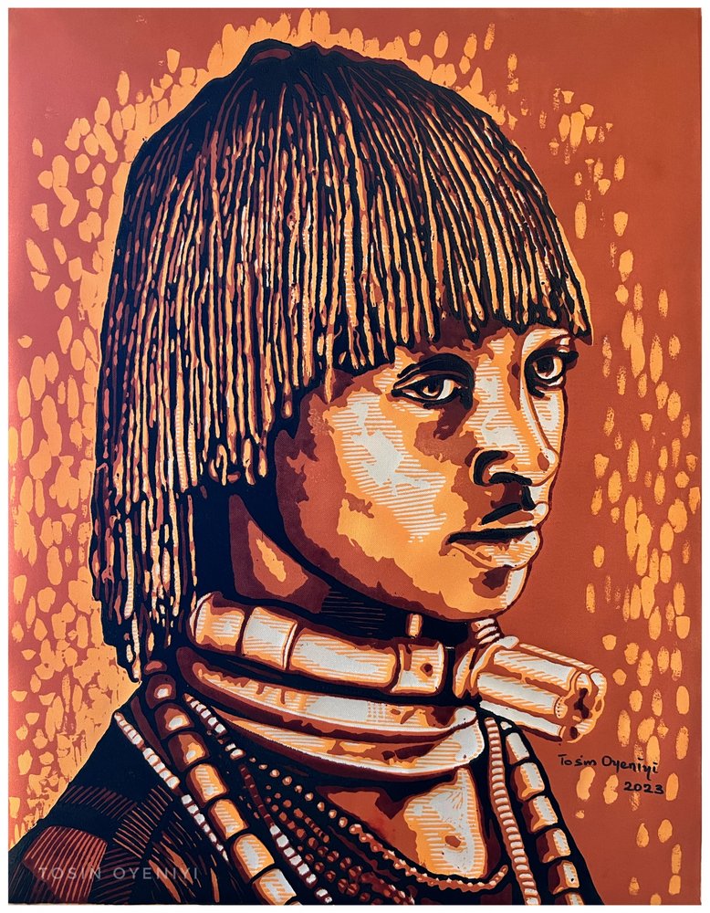Ritratto regale africano da Tosin Oyeniyi
