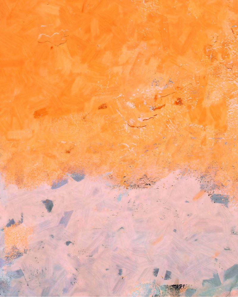 Orange Blush - Astratto da Uma Gokhale