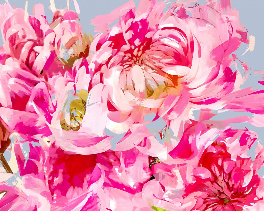 Espressione floreale rosa da Uma Gokhale