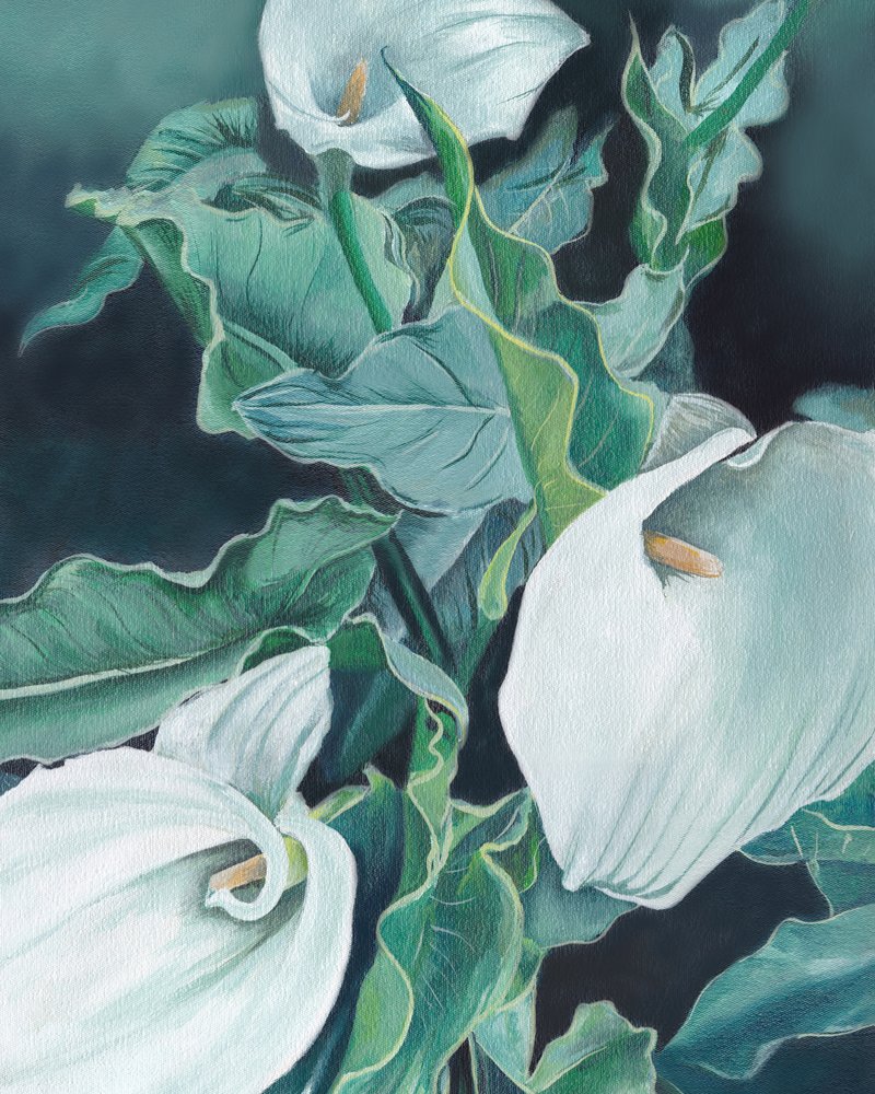 Calla bianche da Viccy Wanliss