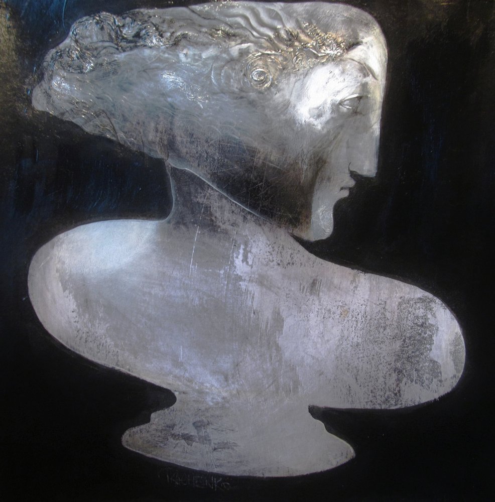 Elegante profilo argentato da Victor Tkachenko