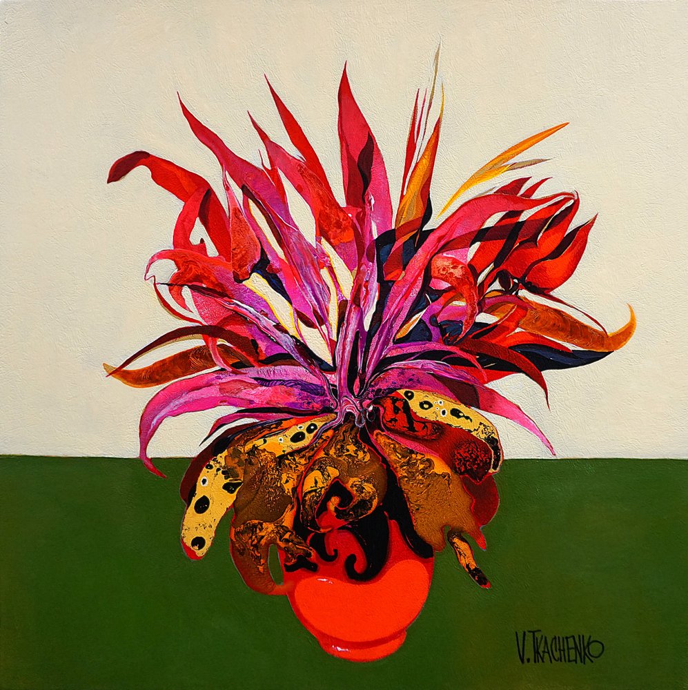 Pianta tropicale dai colori vivaci da Victor Tkachenko