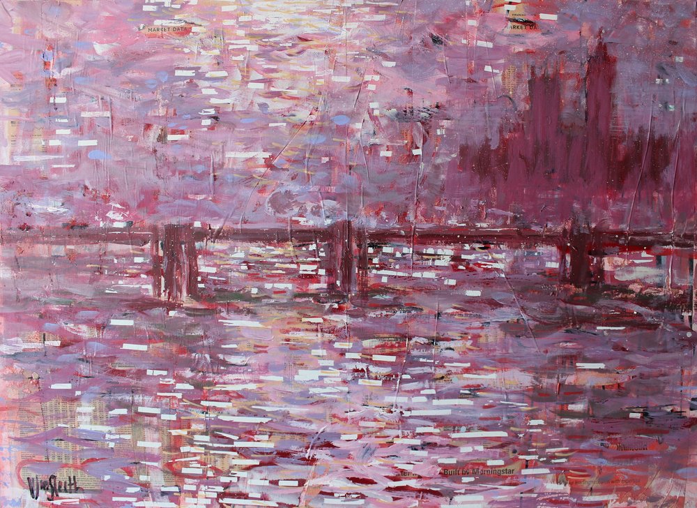 Riflessi della città rosa da Wayne Sleeth