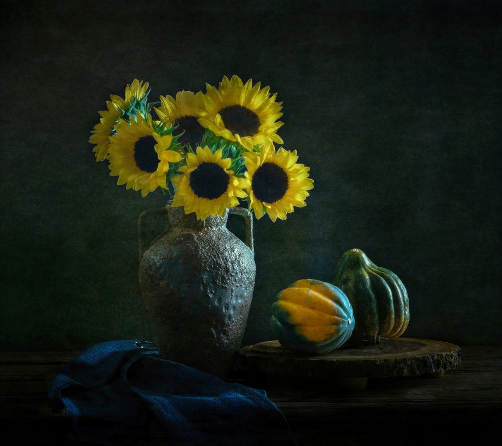 Girasoli e zucche malinconici da Yinan F.