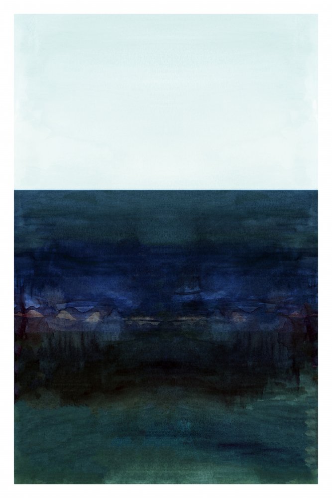Abstract: Orizzonte blu da cartissi