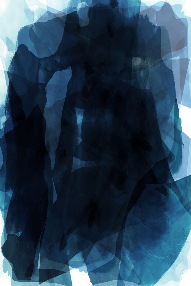 Strati blu astratti da cartissi