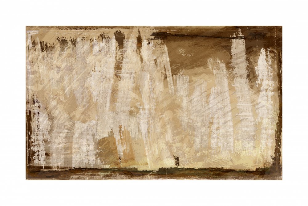 Paesaggio urbano astratto da cartissi
