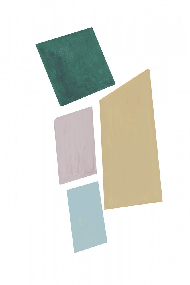 Blocchi di colore astratti da cartissi