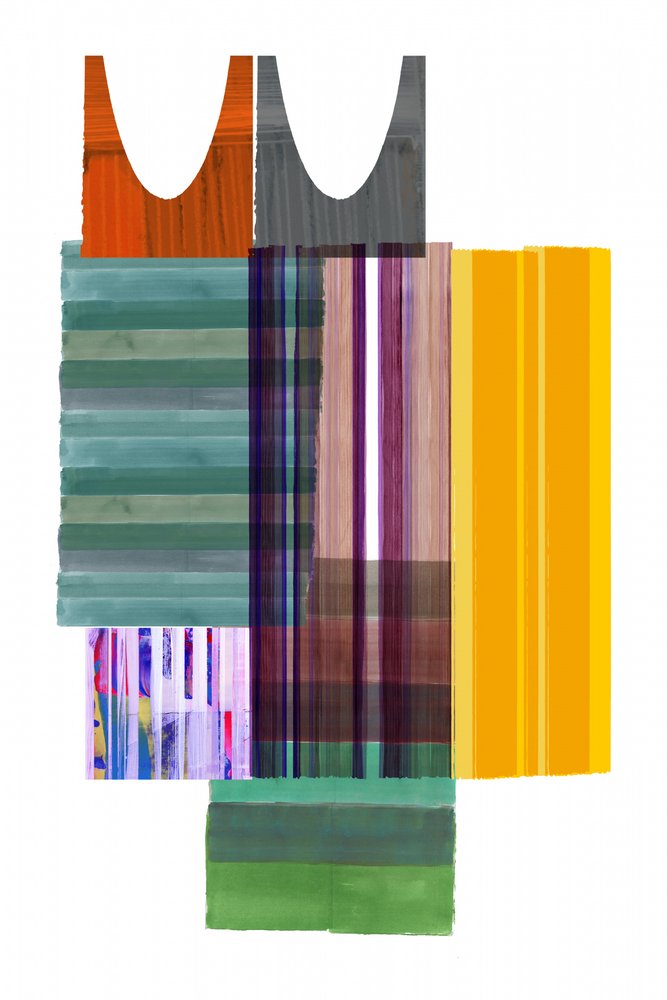 Blocchi di colore astratti da cartissi