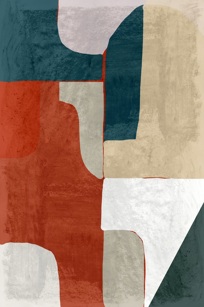 Forme astratte a colori da cartissi