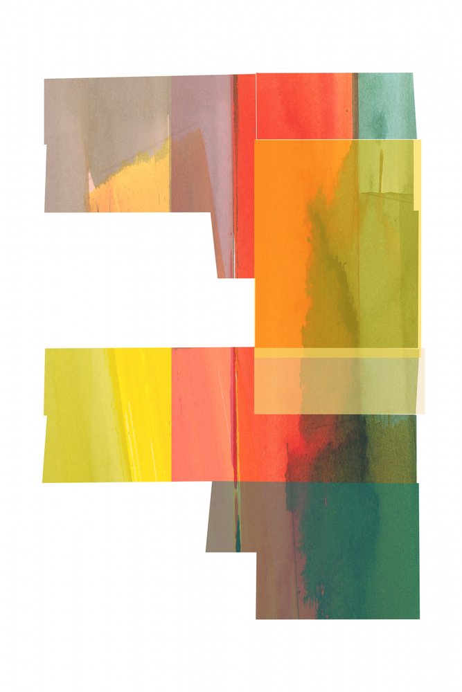 Strati di colore astratti da cartissi
