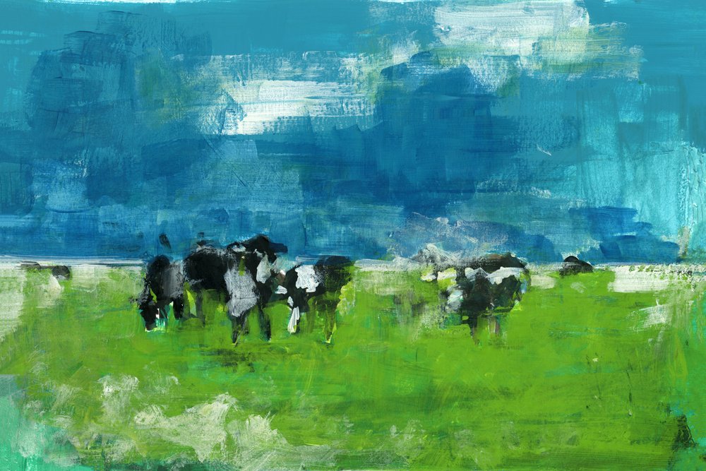 Abstract: Mucche al pascolo da cartissi