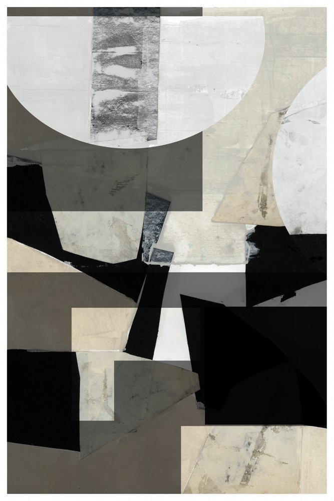 Collage geometrico astratto da cartissi