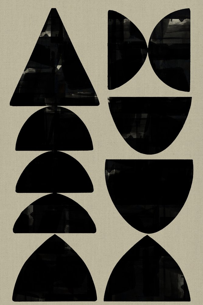Forme geometriche astratte da cartissi