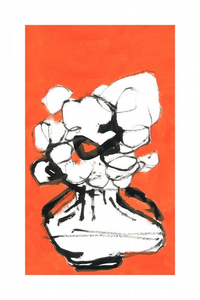 Bouquet di arance astratto da cartissi