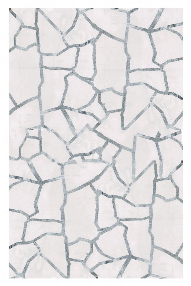 Mosaico astratto in argento da cartissi