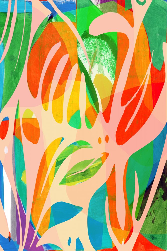 Flora tropicale astratta da cartissi