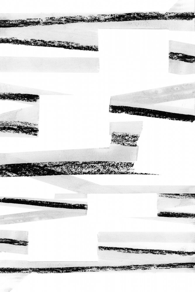 Linee astratte in bianco e nero da cartissi