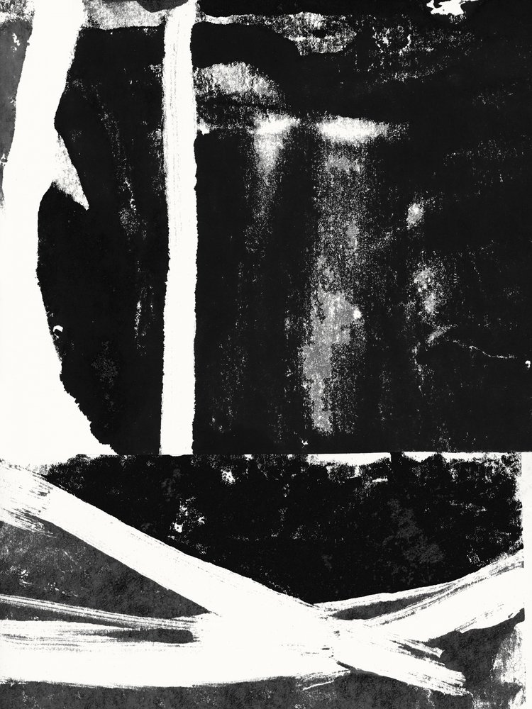 Tratti astratti in bianco e nero da cartissi