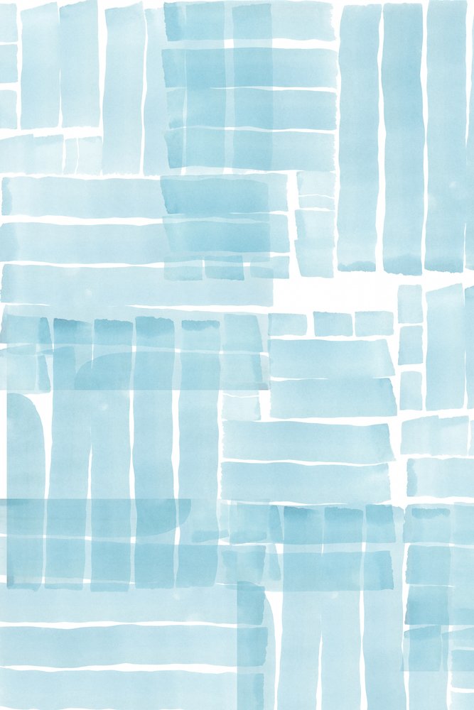 Blocchi di acquerello blu da cartissi