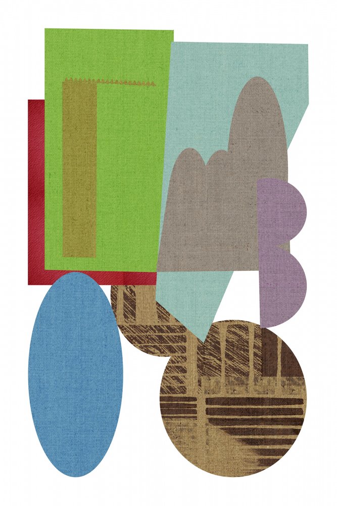 Forme astratte colorate da cartissi