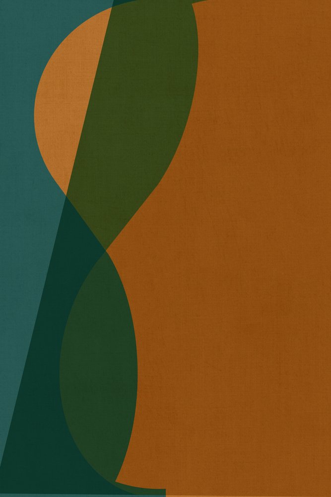 Forme curve colorate da cartissi